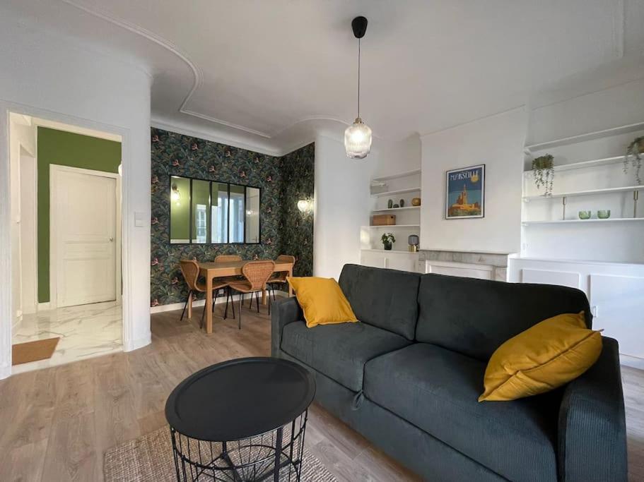 Superbe Appartement Cosy 2 Min Metro Joliette Marseille Luaran gambar